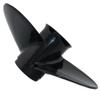 Boatman 13x11 Aluminum Boat Propeller Replacement for BRP Johnson Evinrude OMC Stern Drive E-TEC 40-75 HP 13 Spline Tooth RH view 3