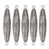 Laxygo Inline Trolling Sinkers Kit Double Ring Lead Fishing Weights Casting Sinker Bullet/Olive Sinker for Saltwater and Freshwater Fishing (30g(1.0oz)-5pcs) view 1