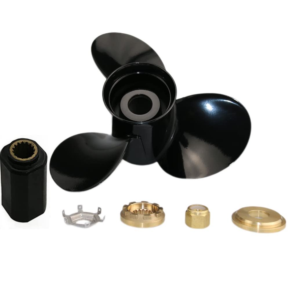Boatman 12 3/4x21 Aluminum Outboard Propeller Compatible with Mercury Engine 40/50/70/75/80/90/100/115/125/140 HP,15 Spline Tooth,RH
