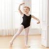 Daydance Lined Black Tanks Leotards for Girls Ballet, Sleeveless Basic Dance Tops view 4