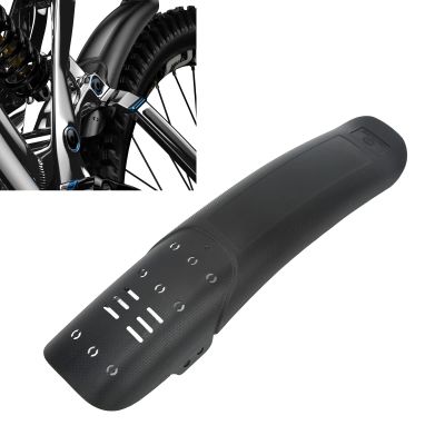 Tissting Bike Mudguard for 26/27.5/29 Inch MTB Road Bike, Black Front Rear Universal Bicycle Fender Extended Lightweight Mountain Bike Mud Guard