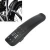 Tissting Bike Mudguard for 26/27.5/29 Inch MTB Road Bike, Black Front Rear Universal Bicycle Fender Extended Lightweight Mountain Bike Mud Guard view 1