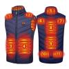 AYGJKIE Electric Heated Vest for Men/Women USB Charging 11 Zones Dual Control Heated Vest 3 Levels Adjustable Body Warmer (Color : Blue, Size : 3X-Large) view 1