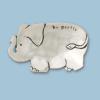 Basic Spirit Pewter Elephant Small Tray, 4.5 Inch Length, Trinket Dish Ring Holder Gift Box view 1