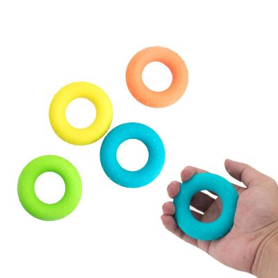 Silicone Grip Strength Ball Silicone Grip Force Circle Finger Trainer Sports Fitness Equipment