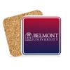 Belmont University Hardboard with Cork Backing Beverage Coasters Square (Set of 4) Coasters for Drinks (Belmont University 9) view 1