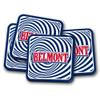 Belmont University Hardboard with Cork Backing Beverage Coasters Square (Set of 4) Coasters for Drinks (Belmont University 2) view 4