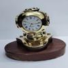 Brass Tabletop Item | Nautical Copper & Brass Navy Mark V Diving Helmet Wooden Base | Diving Helmet with Clock | Plus Compass & Keyring | Set of 3 Handmate,by TSSI Handicraft view 4