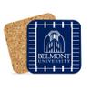 Belmont University Hardboard with Cork Backing Beverage Coasters Square (Set of 4) Coasters for Drinks (Belmont University 11) view 1