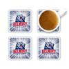 Belmont University Hardboard with Cork Backing Beverage Coasters Square (Set of 4) Coasters for Drinks (Belmont University 6) view 3