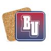 Belmont University Hardboard with Cork Backing Beverage Coasters Square (Set of 4) Coasters for Drinks (Belmont University 5) view 1