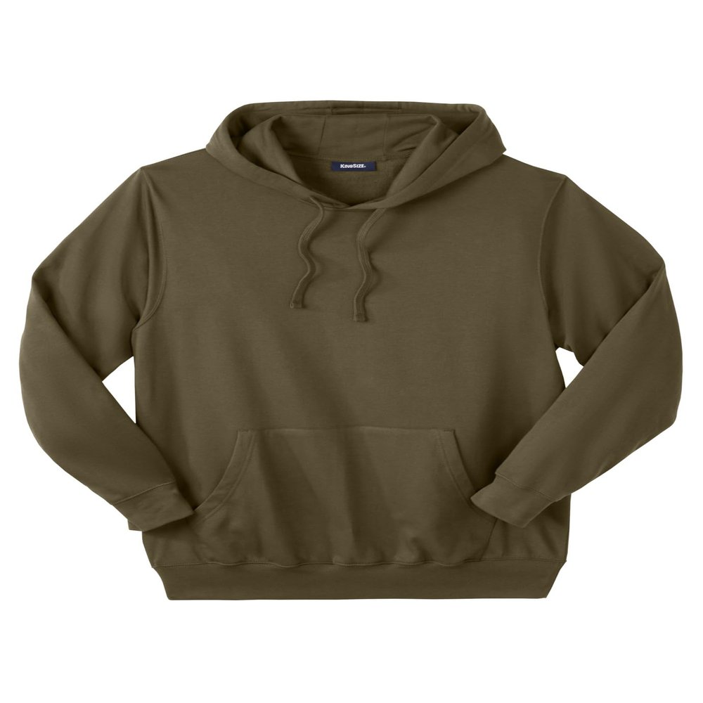 KingSize Ultra-Comfort Fleece Pullover Deep Olive