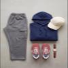 KingSize Ultra-Comfort Fleece Pullover Deep Olive view 4