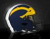 Team Sports America Evergreen NCAA University Of Michigan Tabletop LED Lighting Dcor| Full Size Replica Helmet Free-Standing Desk Night Light | 10 x 7 x 3 Inch | Unisex Christmas Gift | Made in USA view 1