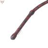 SCORPION ARCHERY Handmade Black & Red Leather Bull Whip Durable 12 Plaits Leather Whip for Equestrian, Rodeo, Farming, and Performance view 3