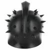 Medieval Knights Gladiator Helmet Black Greek Spartan Armor Helmet Historical Crusader gladiator helmet Adult wearable helmet Steel LARP warrior cosplay helmet Halloween view 3