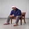 KingSize Ultra-Comfort Fleece Pullover Navy view 2