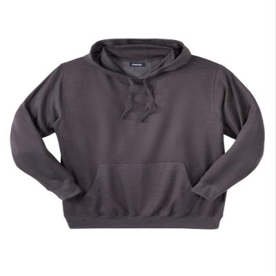 KingSize Ultra-Comfort Fleece Pullover Heather Charcoal