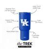 Simple Modern Officially Licensed Collegiate Kentucky Wildcats 30 oz Tumbler with Flip Lid and Straws | Insulated Cup Stainless Steel | Gifts for Men Women | Trek Collection | University of Kentucky view 2