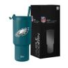 Simple Modern Officially Licensed NFL Philadelphia Eagles 30 oz Tumbler with Flip Lid and Straws | Insulated Cup Stainless Steel | Gifts for Men Women | Trek Collection | Philadelphia Eagles view 1