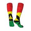 Rasta Leaves Compression Socks For Women Men Long Knee High Socks For Running Cycling Athletic Nurse 11.5in view 2