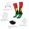 Rasta Leaves Compression Socks For Women Men Long Knee High Socks For Running Cycling Athletic Nurse 11.5in view 4