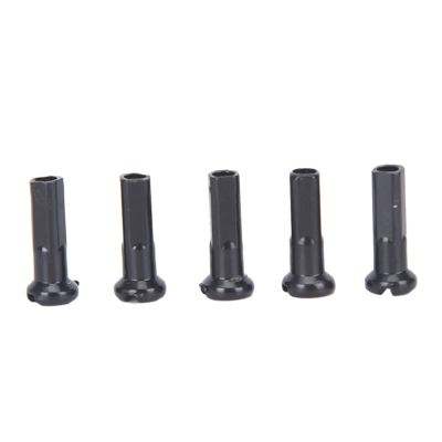 NORAZE 72pcs Spoke Nipples Road Bicycle E-Bike Scooter Rim Caps Bike Wheel (Color : Black, Size : 1.5cm x 0.6cm)