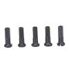 NORAZE 72pcs Spoke Nipples Road Bicycle E-Bike Scooter Rim Caps Bike Wheel (Color : Black, Size : 1.5cm x 0.6cm) view 1