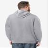 KingSize Men's Big & Tall Ultra-Comfort Fleece Pullover - 7XL, Grey view 2