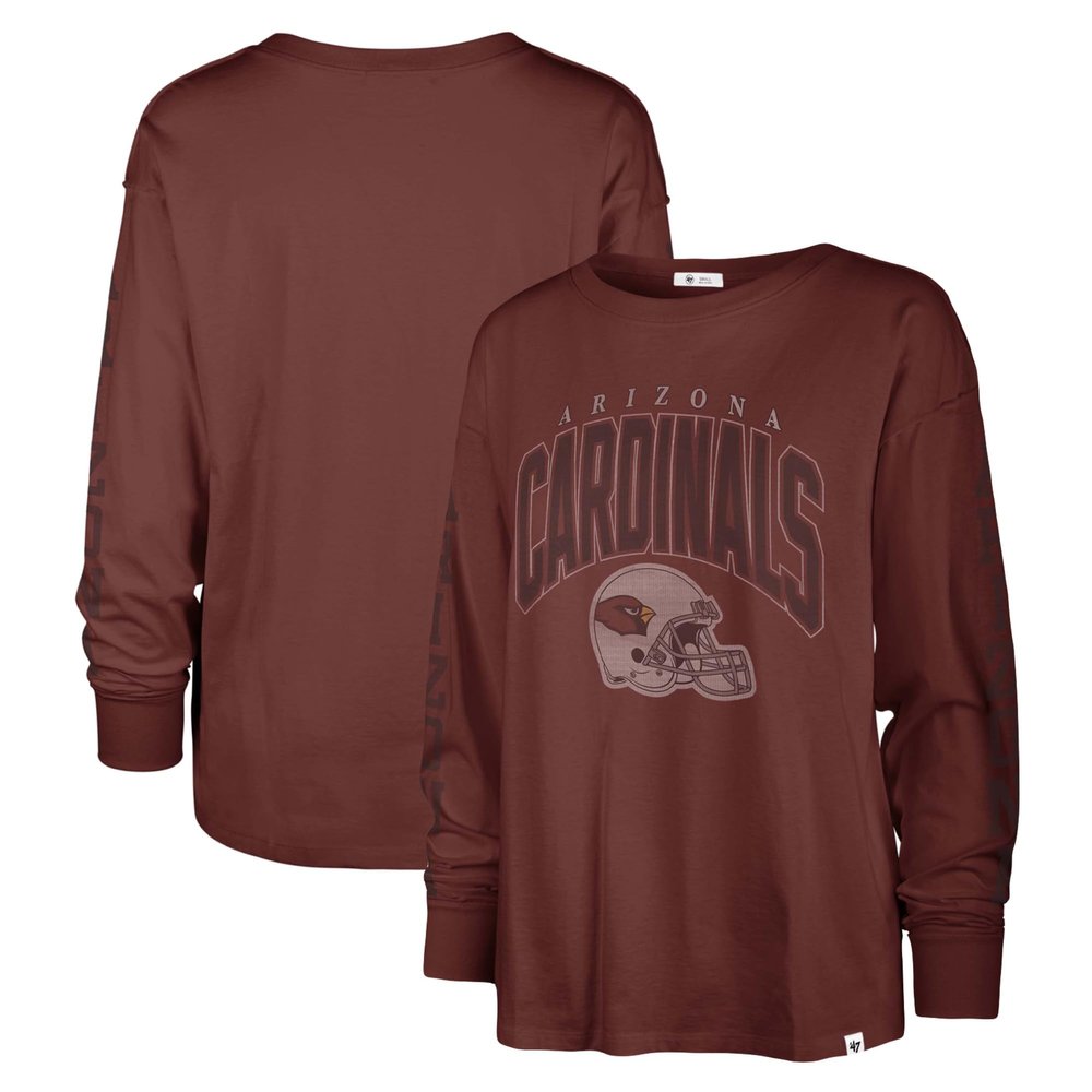 47 Women's Cardinal Arizona Cardinals Tom Cat Lightweight Long Sleeve T-Shirt