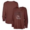 47 Women's Cardinal Arizona Cardinals Tom Cat Lightweight Long Sleeve T-Shirt view 1