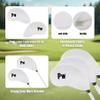 AUEAR, 11 Pack Golf Iron Head Covers Headcovers Neoprene Putter Set White view 3