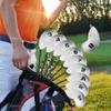 AUEAR, 11 Pack Golf Iron Head Covers Headcovers Neoprene Putter Set White view 4