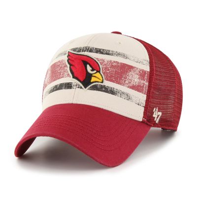 47 Men's Cream Arizona Cardinals Breakout MVP Trucker Adjustable Hat