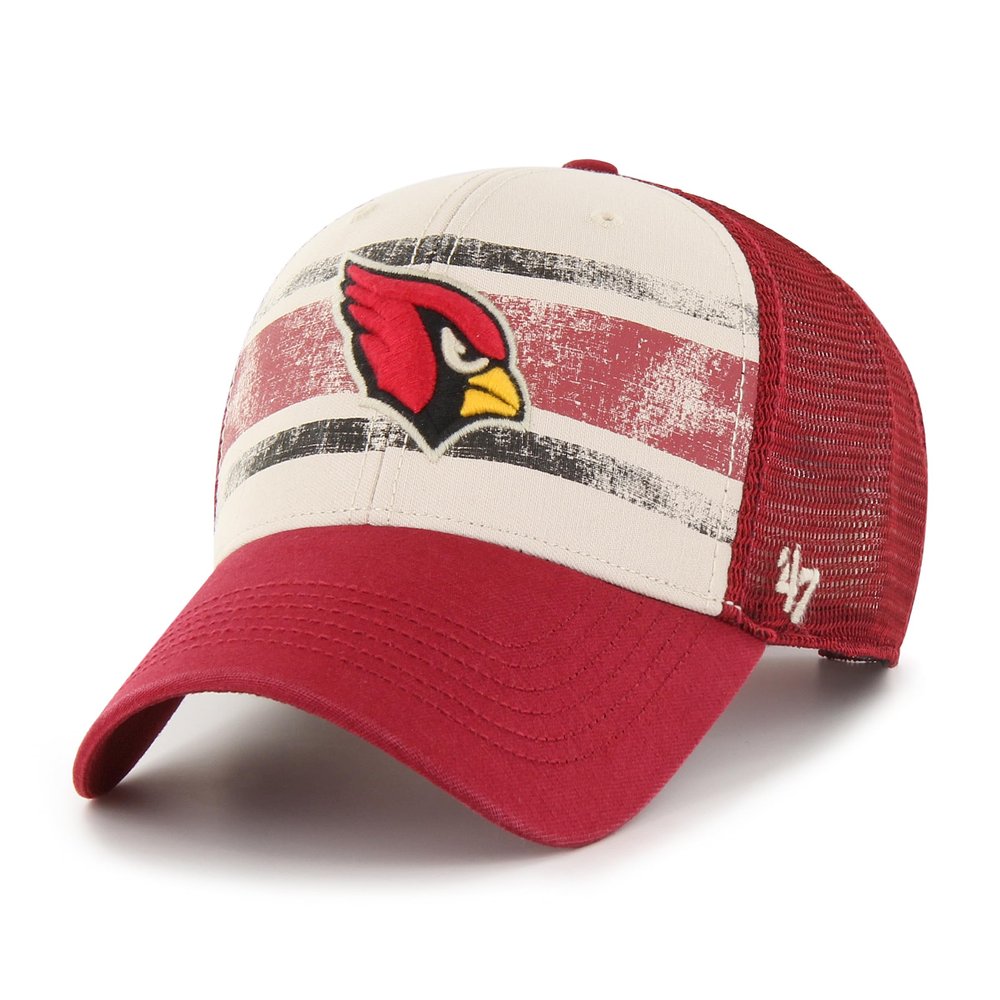 47 Men's Cream Arizona Cardinals Breakout MVP Trucker Adjustable Hat