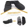 Kisangel 3pairs -Skid Half Shoe for Biking Windproof Neoprene Overshoes for Cold Weather Footwear for Outdoor Cycling Easy to Wear view 4