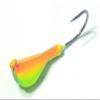 10 "Banana Blackfish Taug Fluke Jig Head Lure Ultra Point Hook - Ch/Or/Gr (1/2oz) view 1