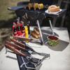 PICNIC TIME NCAA Cal State Fullerton Titans 3-Piece BBQ Tote & Grill Accessories Set, Outdoor Gril Set with Case, BBQ Spatula, BBQ Fork, and BBQ Tongs, (Black with Gray Accents) view 2