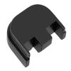 NDZ Performance Slide Cover Back Plate for Glock Gen 5  Black Aluminum, Green Fill Laser Engraved Biohazard Fits G17 G19 G20 G34 G45 G47, PSA Dagger view 4