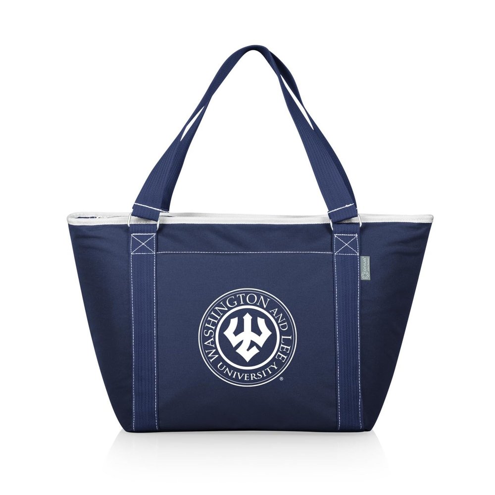 Picnic TIME NCAA Washington & Lee Generals Topanga Tote Cooler Bag, Soft Cooler Bag, Picnic Cooler, (Navy Blue)
