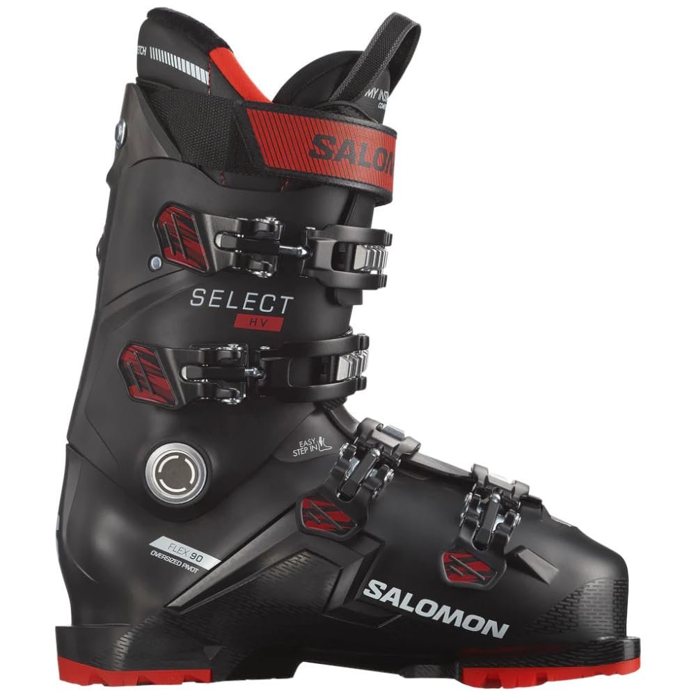 Salomon Select HV 90 Ski Boots 2024 Black/Red/Beluga 30.5