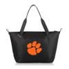 PICNIC TIME NCAA Clemson Tigers Tarana Cooler Bag Tote Made with Recycled Materials, Soft Cooler Tote Bag, Upcycled Picnic Cooler, (Carbon Black) view 1