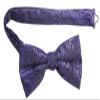 Tuxgear Boys Bow Tie and Adjustable Stretch Suspender Sets, (Purple Imperial with Black, 30" Boys) view 2