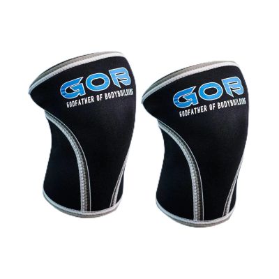 Godfather of Bodybuilding Knee Sleeves by Charles Glass Premium Neoprene Compression for Optimal Support and Warmth - XL