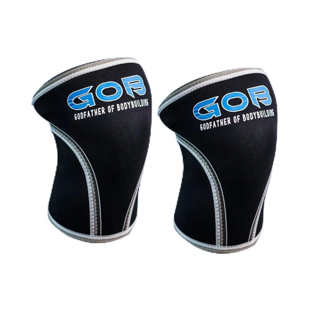 Godfather of Bodybuilding Knee Sleeves by Charles Glass Premium Neoprene Compression for Optimal Support and Warmth - XL