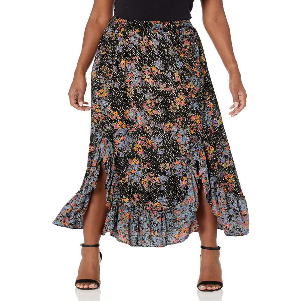 Angie Women's Printed Maxi Skirt