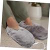 KALLORY 1pair USB Heated Slippers for Soft and Comfortable Electric Foot Warmers Fast Heating USB Foot Warmer Shoes Cozy Home Indoor Supplies and Breathable Design view 3