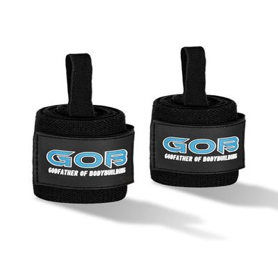 Godfather of Bodybuilding Wrist Support by Charles Glass  Premium Quality, Moisture-Wicking Wrist Wraps for Enhanced Stability.