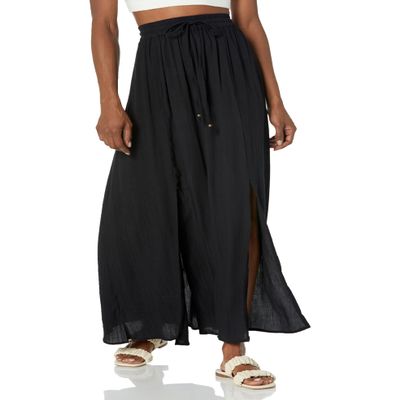 Angie Women's Double Slit Maxi Skirt