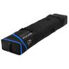 KULKEA Kantaja Double Roller - Double Ski Bag with Wheels - Ultra Durable Ski Travel Bag - Spacious and Water Resistant (Black/Blue) view 1
